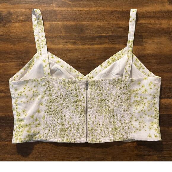 All Saints Women’s 12 Cassia Amanzi Tank Linen Blend Bra Top Cropped Sleeveless - Picture 4 of 13